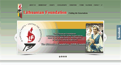 Desktop Screenshot of lithuanianfoundation.org